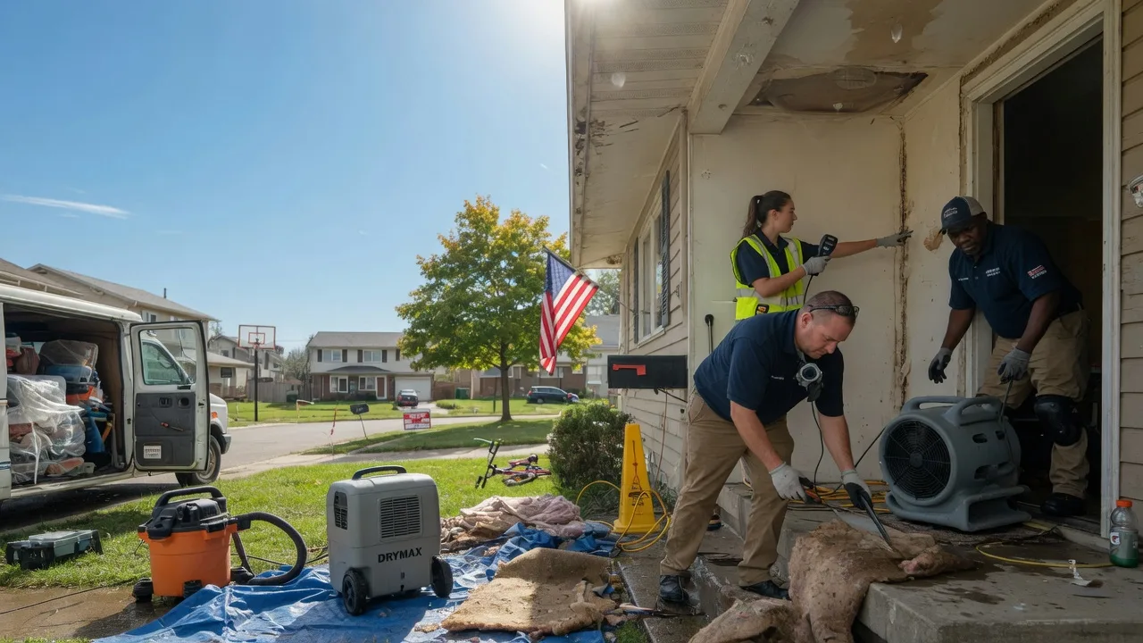 Water Damage Restoration in Harmony, IN near me